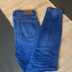 Madewell 9” High Rise Skinny Jeans Sz 26